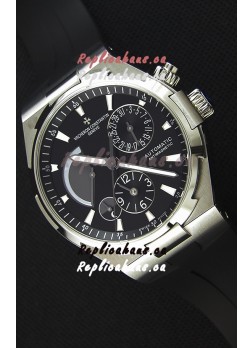 Vacheron Constantin Overseas Dual Time Black Dial Swiss Replica Watch 