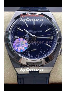 Vacheron Constantin Overseas Dual Time Stainless Steel  1:1 Mirror Swiss Replica Blue Dial