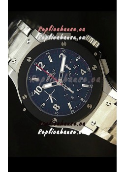 Hublot Big Bang Steel Strap in Black Dial with Ceramic Bezel