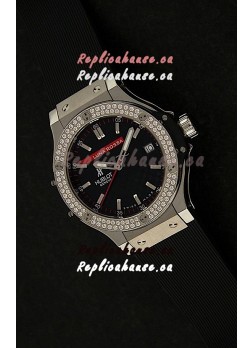 Hublot Luna Rossa Swiss Quartz Watch in Diamond Plated