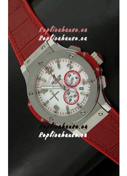 Hublot Big Bang Geneve Japanese Replica Watch in Aspen White Dial