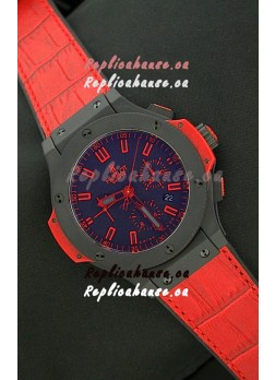 Hublot Big Bang Ceramic Sandblasted Matte Watch in Red - 1:1 Mirror Replica