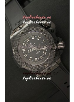 Hublot Diver 4000m Swiss Replica Watch Full Carbon Black Dial