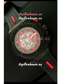 Hublot Big Bang King Power Red Devil Swiss Watch in PVD Case