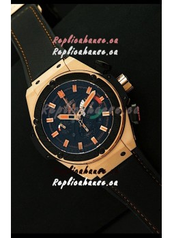 Hublot King Power F1 India Edition Swiss Watch in Pink Gold