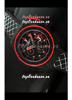 Hublot Big Bang Dwayne Wade Edition Swiss Replica Watch Black Strap