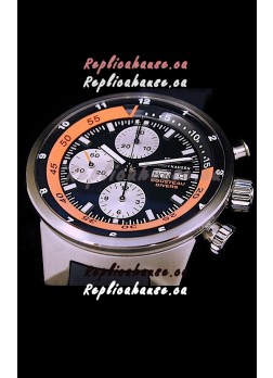 IWC Cousteau Divers Replica Watch in Black Dial