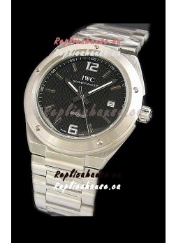 IWC Ingenieur Swiss Watch in Checked Black Dial