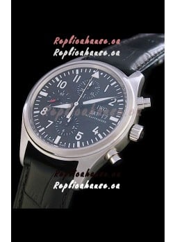IWC Pilot Swiss Replica Watch in Black Dial
