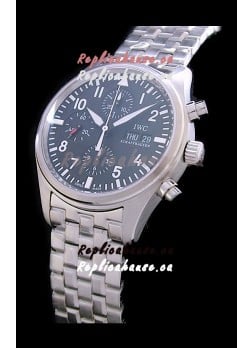 IWC Pilot Swiss Replica Watch in Black Dial