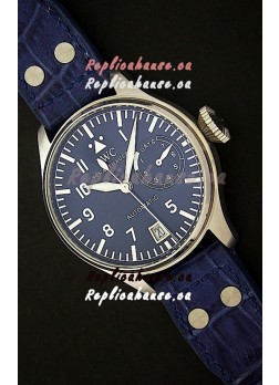 IWC Der Flieger Automatic  Swiss Replica Watchin Blue