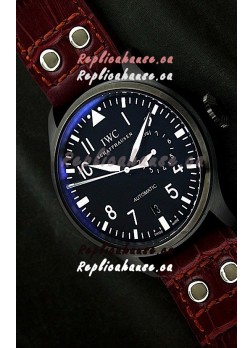 IWC Der Flieger Automatic Swiss Replica Watch in Blue Dial