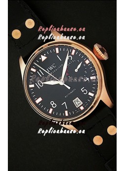 IWC Tournenu one Out of 50 Swiss Replica Watchin Rose Gold Casing
