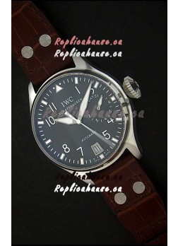 IWC Die Grosse Fliegeruhr Swiss Replica Watch in Black Strap