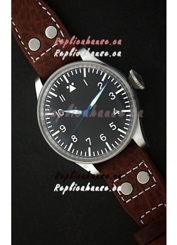 IWC Pilot Automtaic Swiss Replica Watch in black Dial