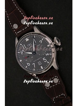 IWC Die Grosse Fliegeruhr Swiss Replica Watch in Dark Grey Dial 