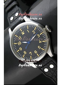 IWC Vintage Big Pilot Swiss Replica Watch in Stainless Steel Casing