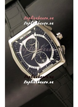 IWC Schaffhausen Japanese Replica Watch in Black Dial