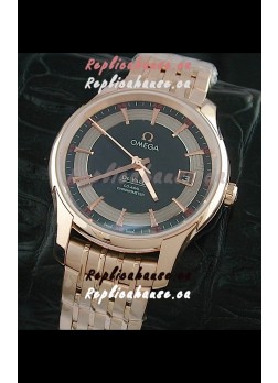 Omega De Ville Hour Vision Watch in Black Dial