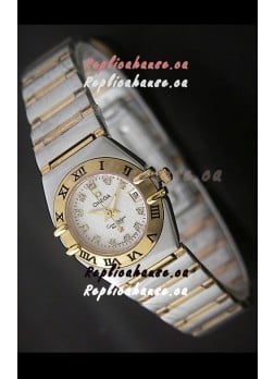 Omega Constellation Ladies Japanese Quartz Watch in Rose Gold