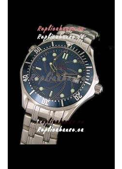 Omega Seamaster 007 Swiss Watch in Blue Dial