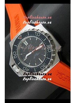 Omega Seamaster Ploprof Swiss Watch in Orange Strap