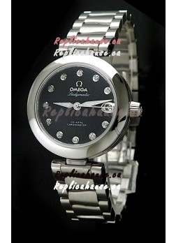 Omega Deville Ladymatic Chronometer Swiss Automatic Watch - 1:1 Mirror Replica 