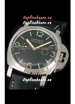 Panerai Luminor 8 Days Swiss Watch in Black Dial