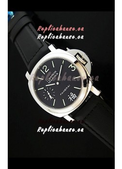Panerai Luminor Marina Swiss Steel Watch Black Dial
