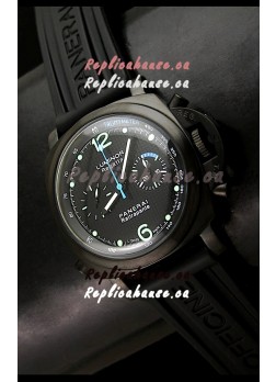 Panerai Luminor Regatta Flyback Swiss Watch PVD Casing