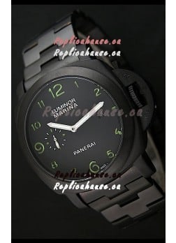 Panerai Luminor Marina Japanese Replica Watch in Green Markers