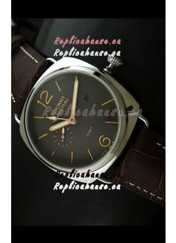 Panerai Radiomir GMT Japanese Replica Watch in Off Black Dial