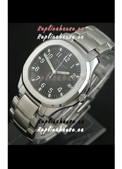Patek Phillipe Nautilis Swiss Replica Watch in Black Dial