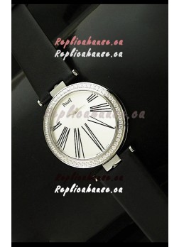 Piaget Altiplano Duo Dual Swiss Ladies Watch with Diamonds Bezel