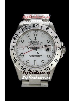 Rolex Explorer II Swiss Replica Automatic Watch in White