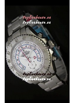 Rolex Yachtmaster II Swiss Replica Watch in White Dial