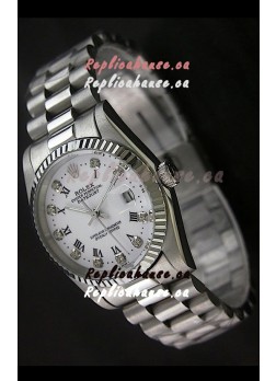 Rolex Datejust Oyster Perpetual Diamonds Swiss Watch
