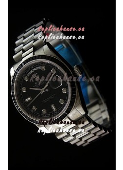 Rolex Day Date 2008 Japanese Replica Watch in Diamond Markers