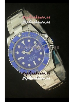 Rolex Submariner Swiss Replica Watch in Blue Ceramic Bezel