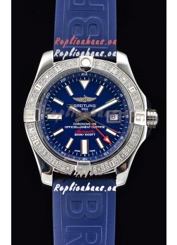 Breitling Avenger II Steel GMT Swiss Watch 1:1 Ultimate Edition - Blue Dial