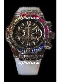 Hublot Big Bang UNICO Sapphire Rainbow Swiss Replica Watch 