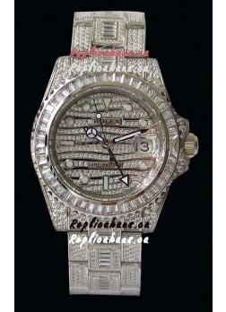 Rolex GMT Masters II Iced out Swiss Replica Watch 