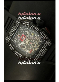 Richard Mille Filippe Massa Edition Titanium Swiss Watch in PVD Case
