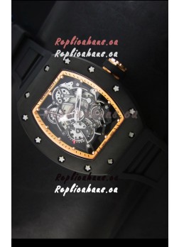 Richard Mille RM055 Bubba Watson Swiss Replica Watch in Golden Indexes