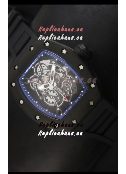 Richard Mille RM055 Bubba Watson Swiss Replica Watch in Blue Indexes