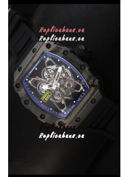 Richard Mille RM35-01 Rafael Nadal Edition Swiss Replica Watch in Blue Indexes