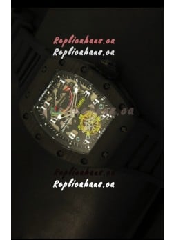 Richard Mille RM036 Jean Todt Forged Carbon Bezel Titanium Watch - All Black Edition