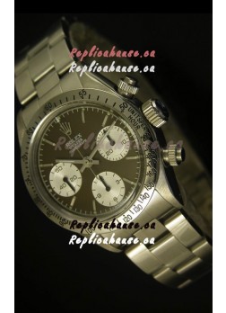Rolex Daytona 6263 Cosmograph Brown Coffee Dial Steel Bezel