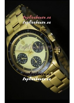 Rolex Daytona 6263 Cosmograph White Dial in Gold Case