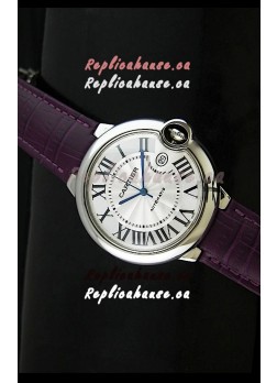 Cartier Ballon de Swiss Replica Automatic Watch in White Dial